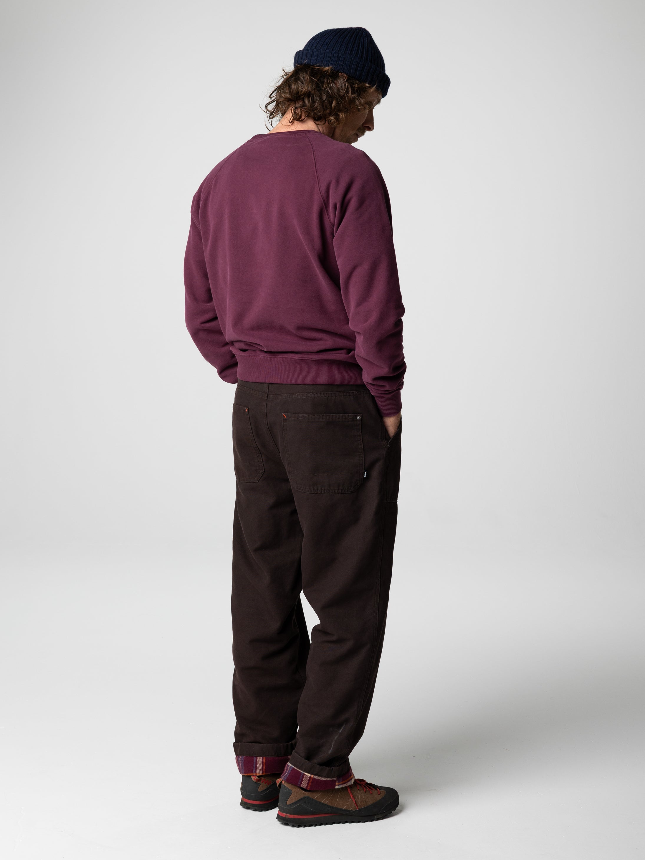 Organic Cotton Sweatshirt in Purple - Coho