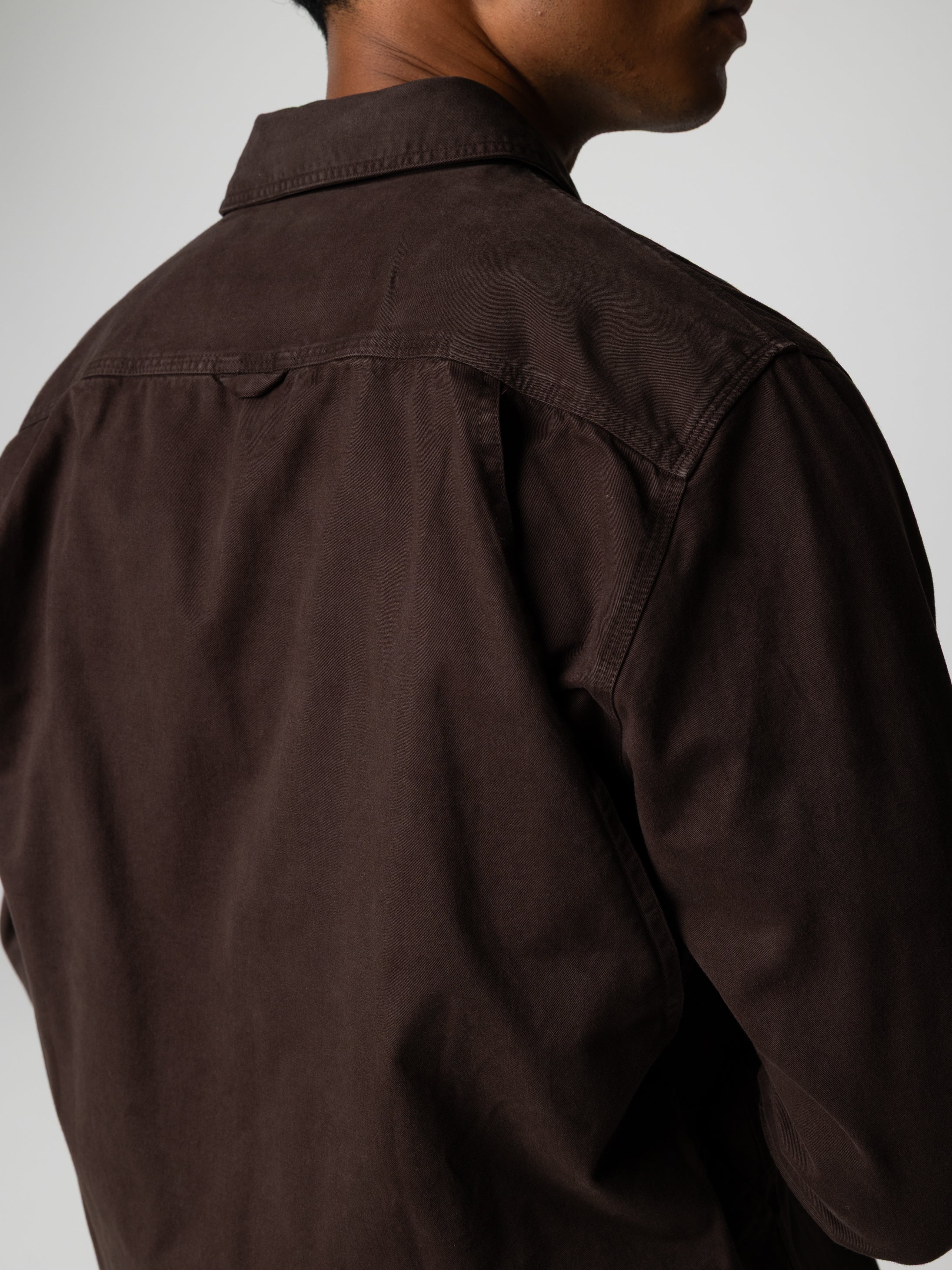Organic Cotton Shirt in Brown - Eddystone
