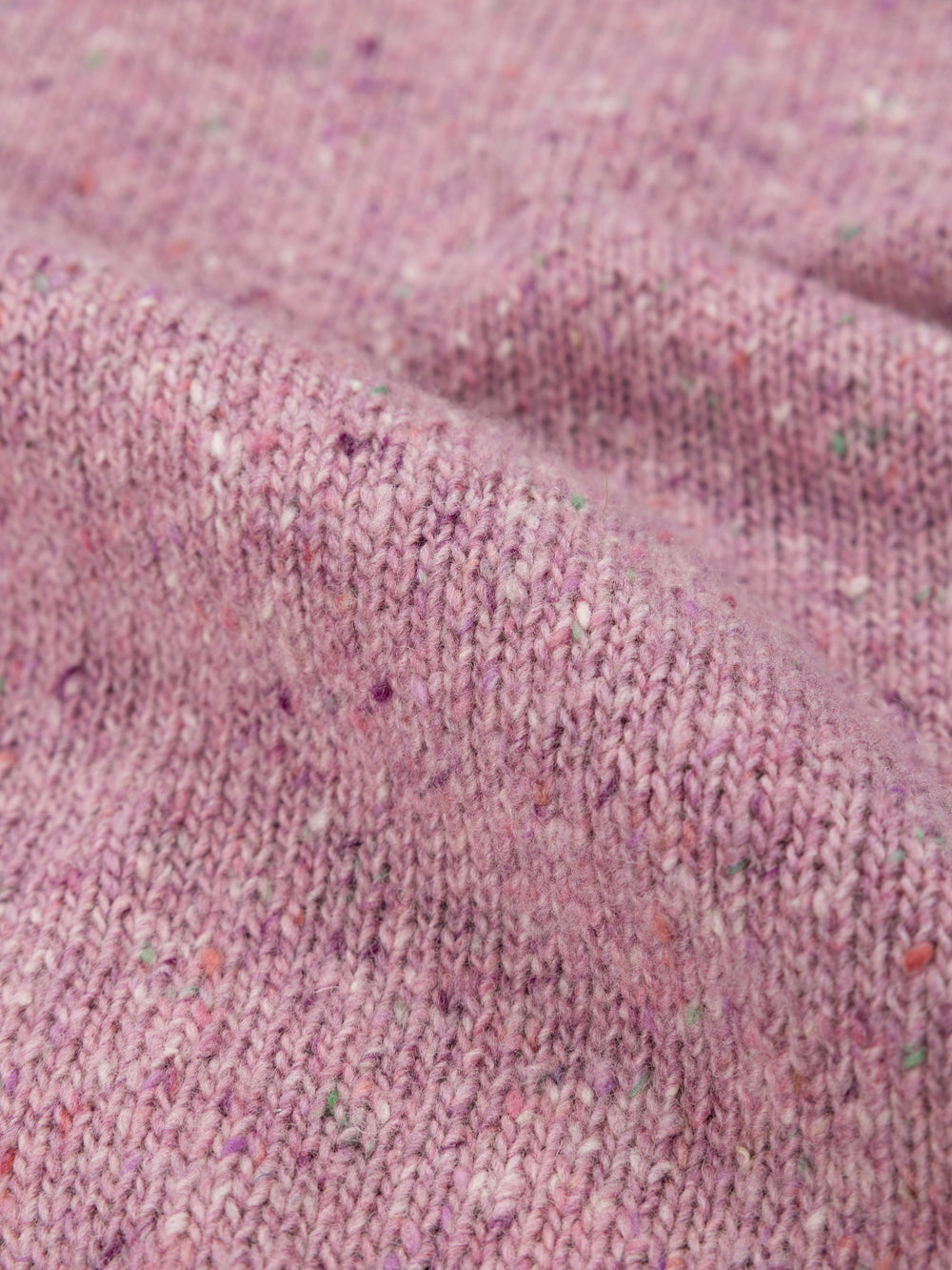 Merino Crew Knit Jumper in Purple - Farne