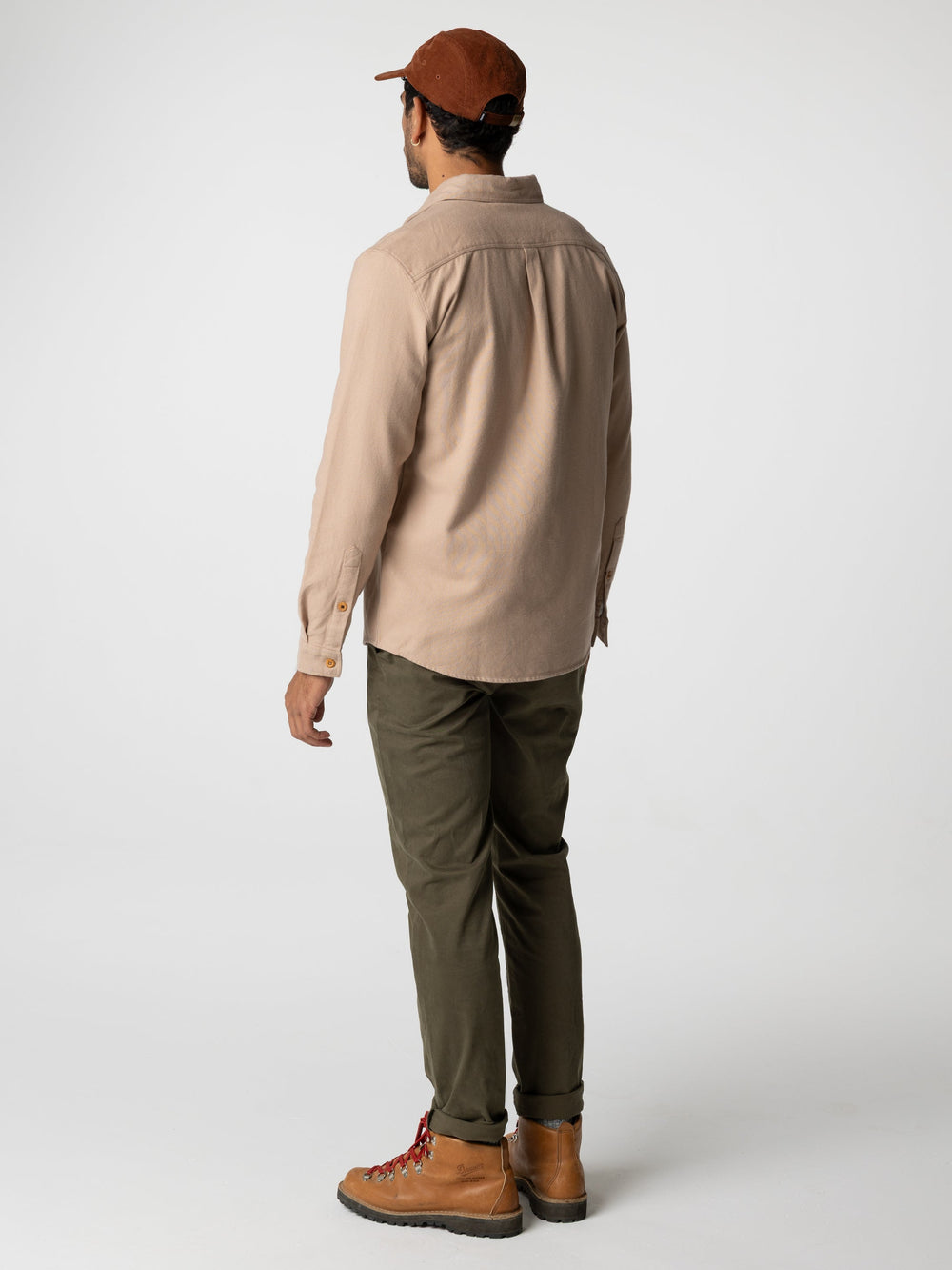 Organic Cotton Shirt in Taupe - Gylly