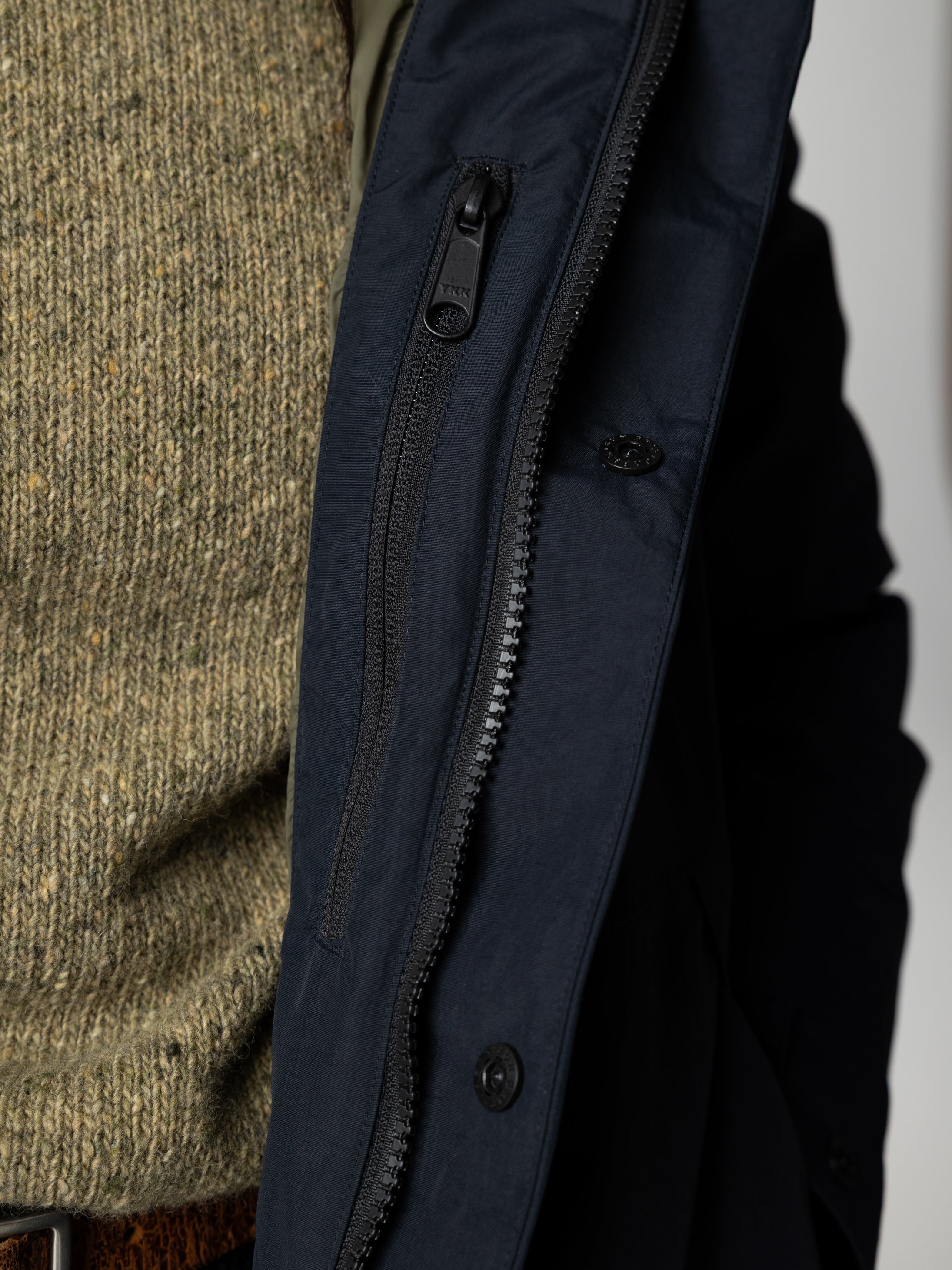 Recycled Waterproof Jacket in Black - Isla