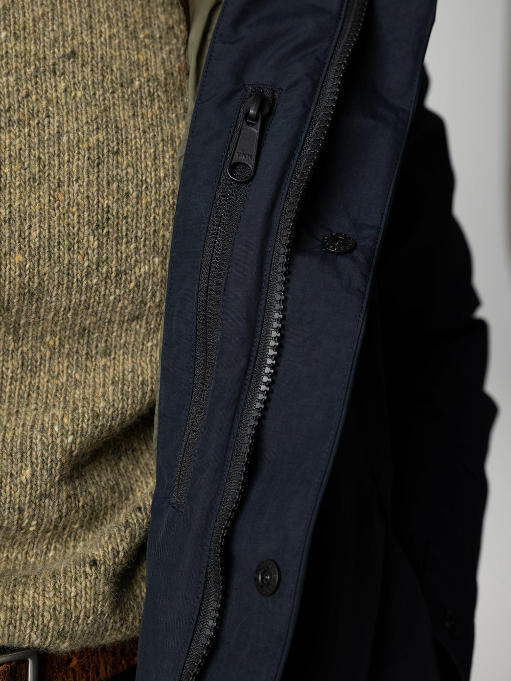 Recycled Waterproof Jacket in Black - Isla