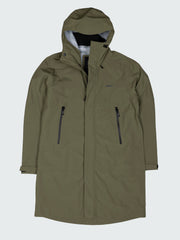 Recycled Longline Waterproof in Olive