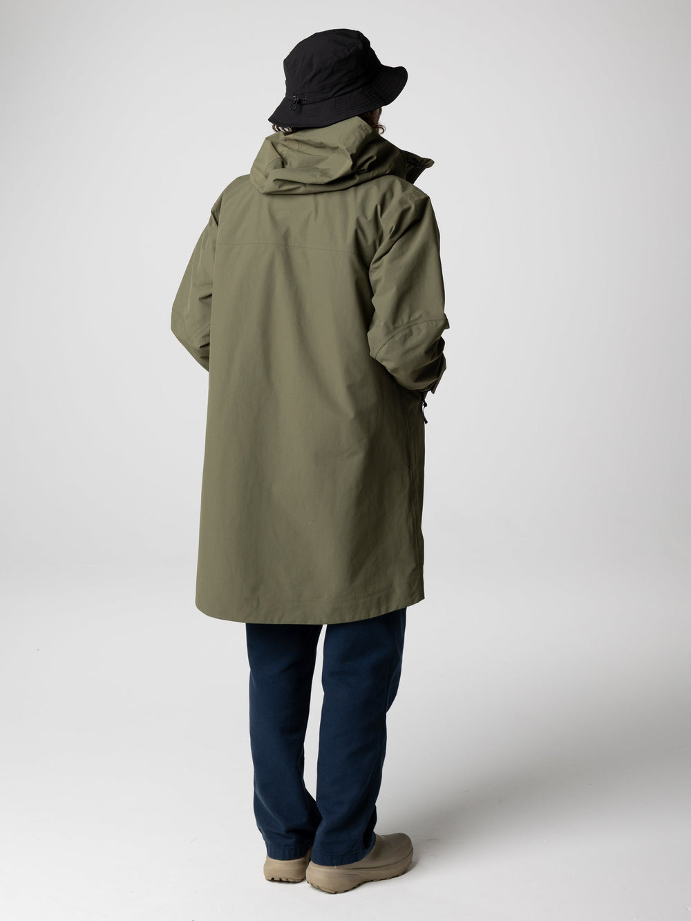Recycled Longline Waterproof in Olive