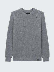 Wool Jumper in Grey Blue - Mora