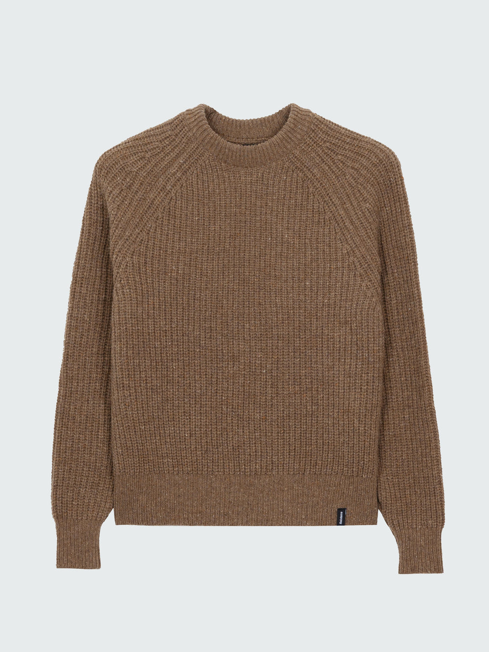 Wool Knit Jumper in Brown - Mora