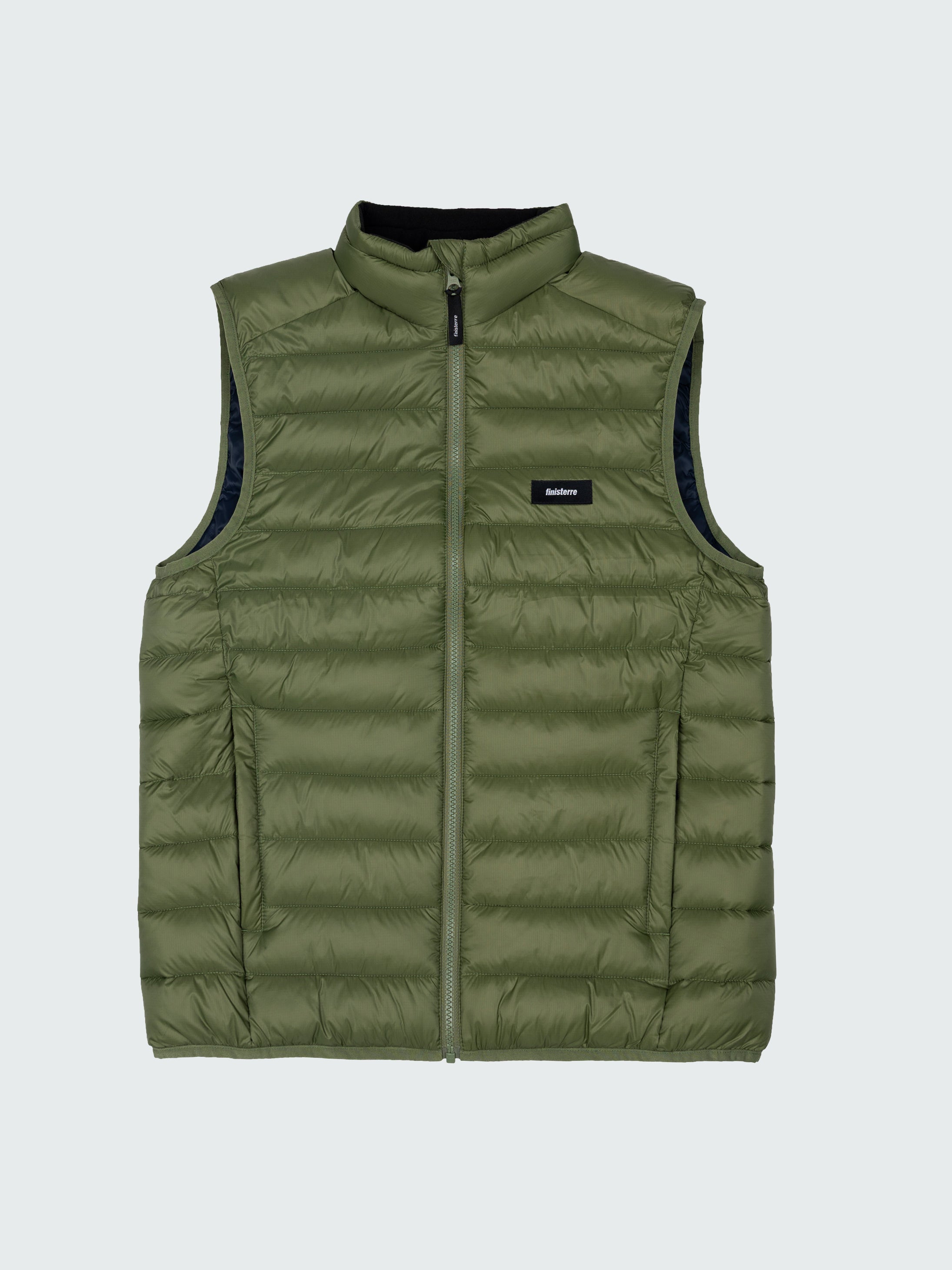 Recycled Gilet in Seagrass - Nimbus