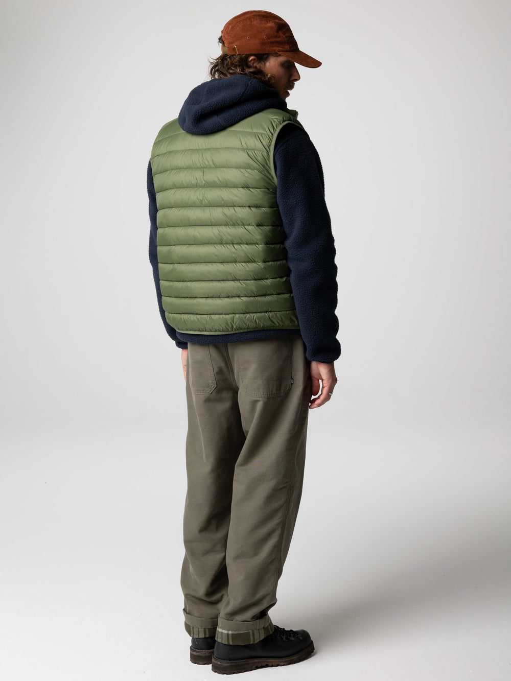 Recycled Gilet in Seagrass - Nimbus