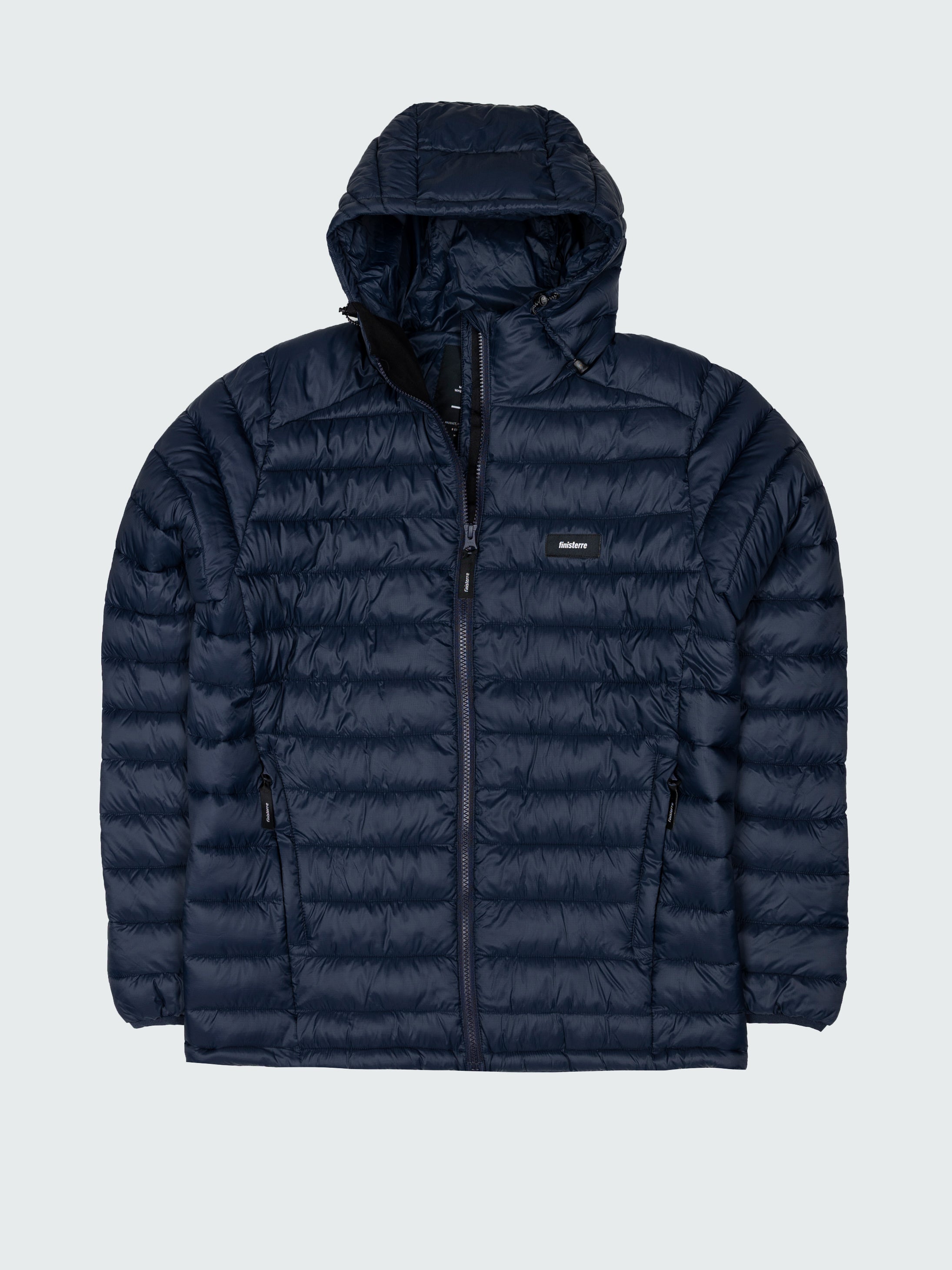 Recycled Hooded Jacket in Navy - Nimbus