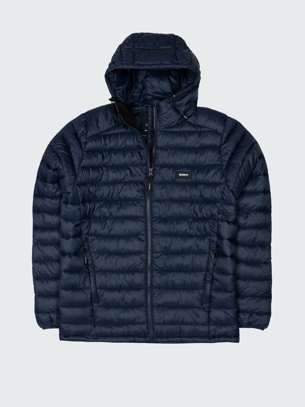 Recycled Hooded Jacket in Navy - Nimbus