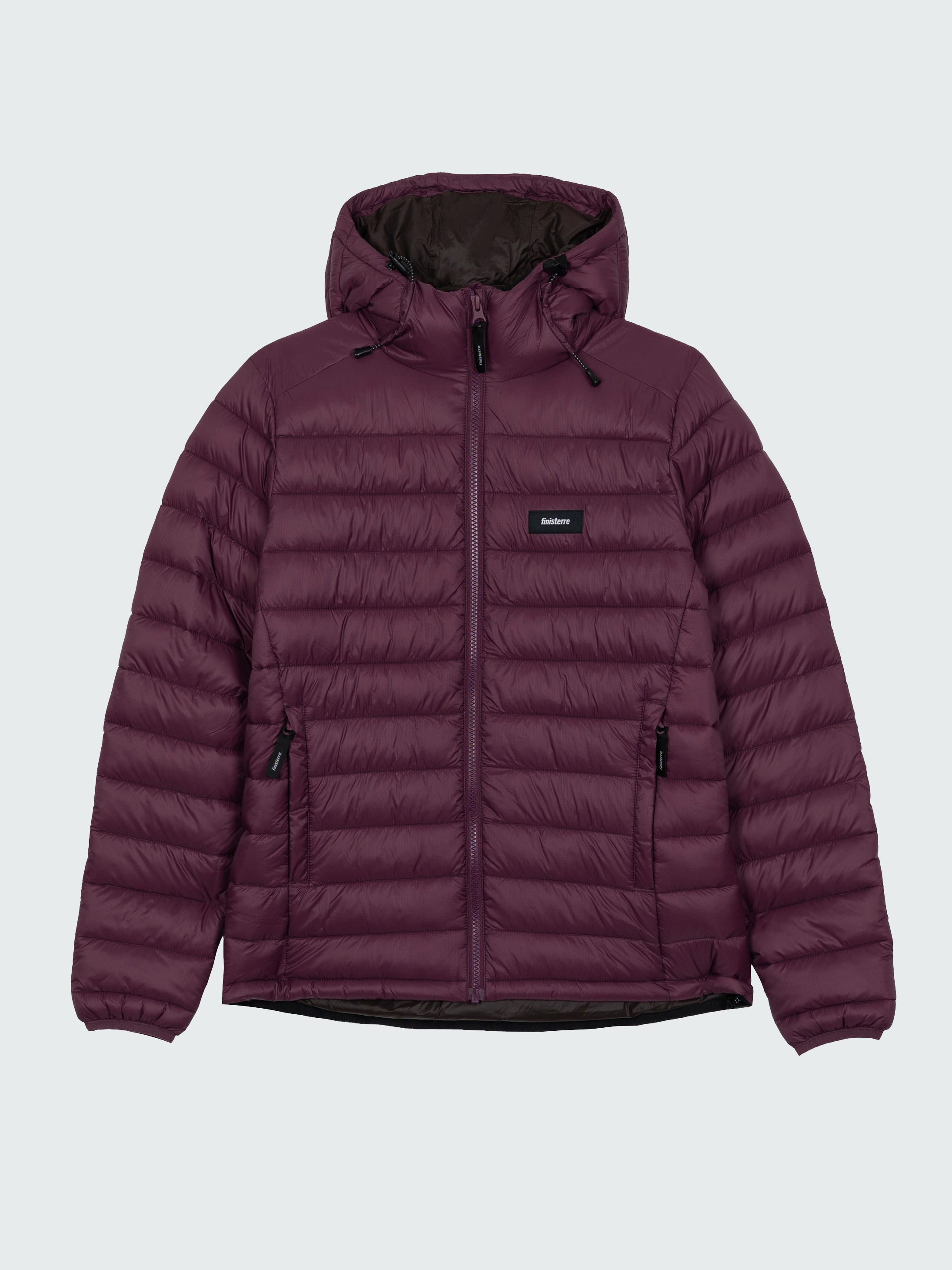 Recycled Hooded Jacket in Plum - Nimbus