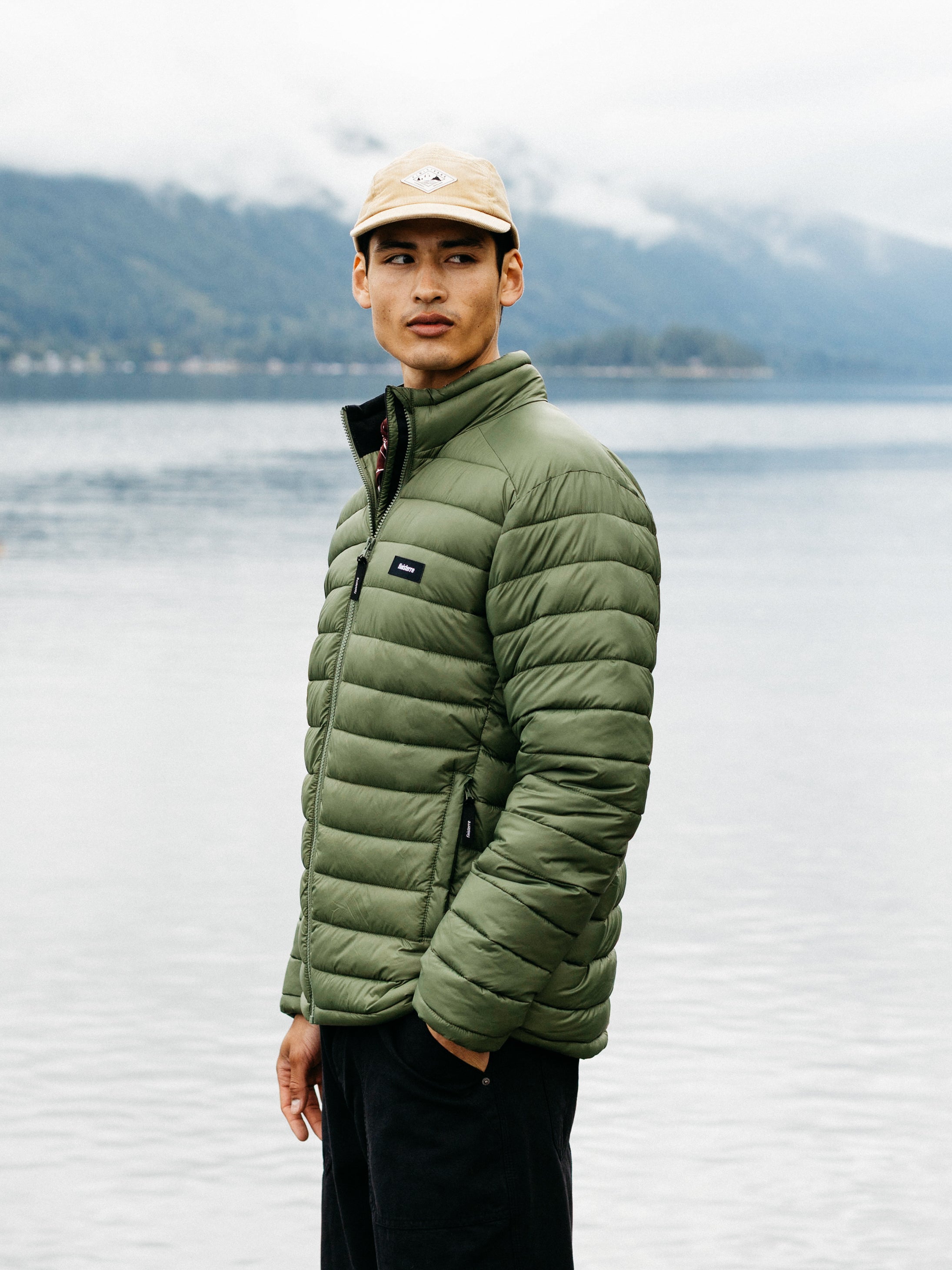 Recycled Jacket in Seagrass - Nimbus