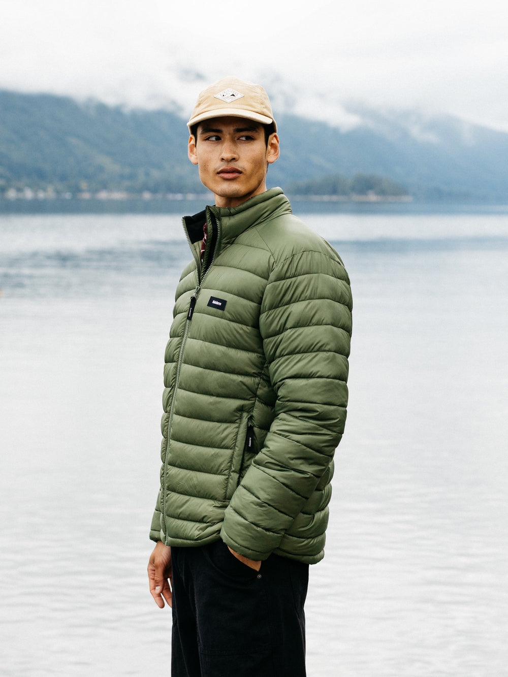 Recycled Jacket in Seagrass - Nimbus