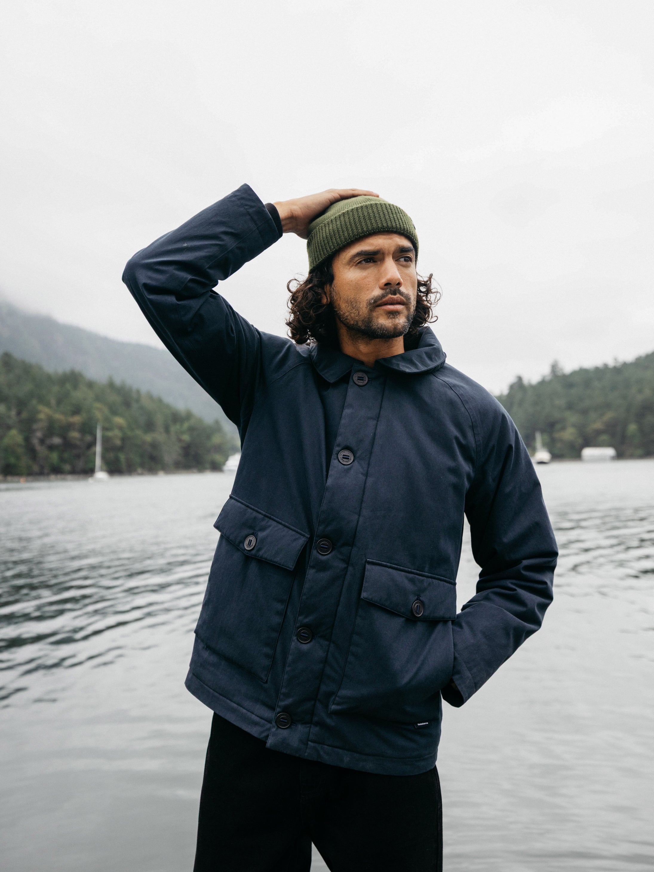 Recycled Insulated Jacket in Navy - Shipyard