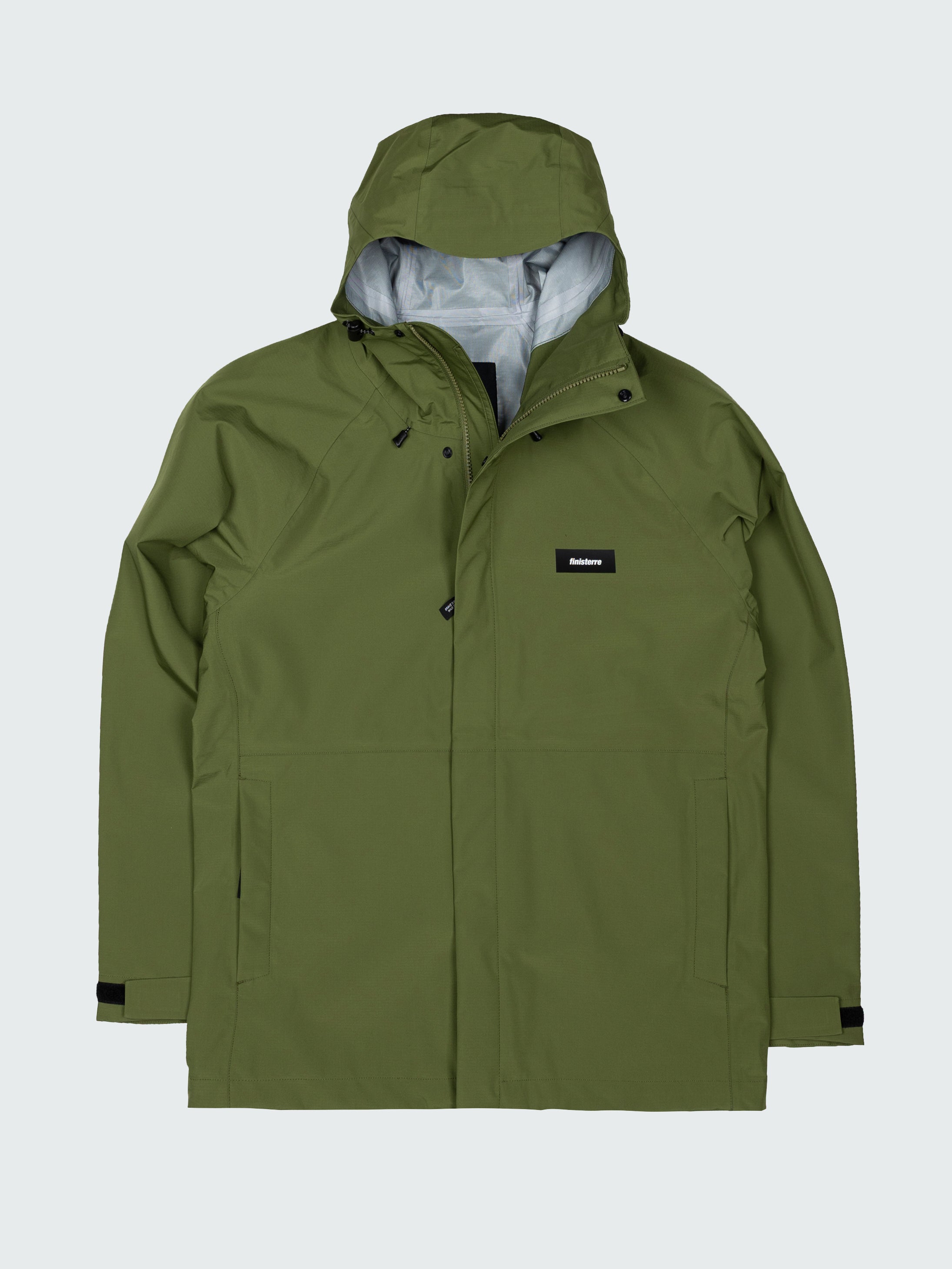 Recycled Waterproof Jacket in Seagrass - Skybird