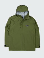 Recycled Waterproof Jacket in Seagrass - Skybird