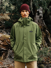 Recycled Waterproof Jacket in Seagrass - Skybird