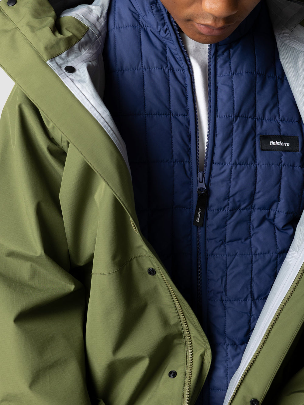 Recycled Waterproof Jacket in Seagrass - Skybird