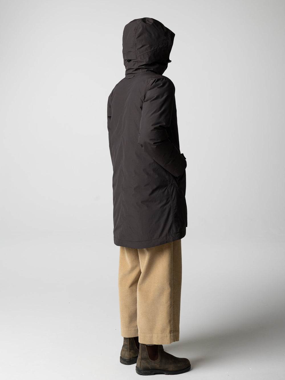 Recycled Waterproof Parka in Brown - Skye