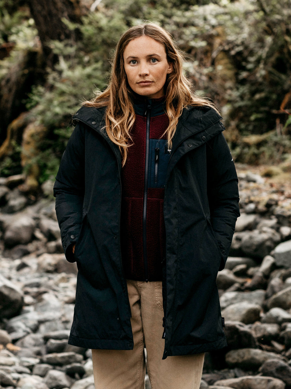 Recycled Waterproof Parka in Black - Skye
