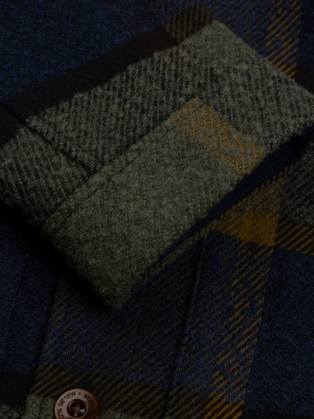 Wool Blend Blanket Jacket in Sugar Kelp Multi - Stowe