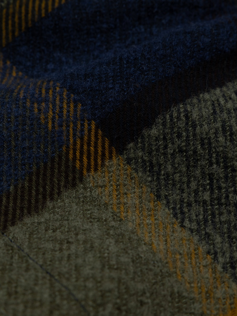 Wool Blend Blanket Jacket in Sugar Kelp Multi - Stowe