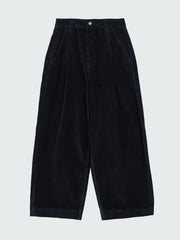 Organic Cotton Cord Trouser in Black - Studio