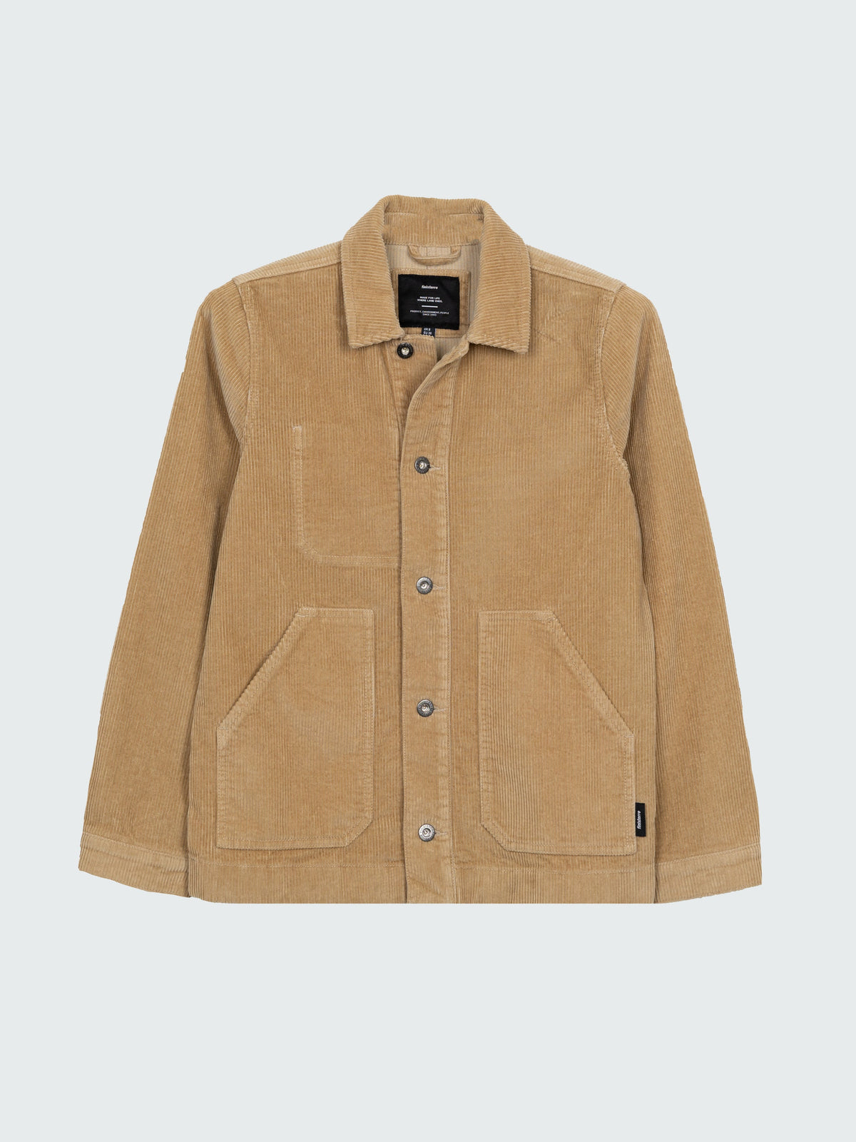 Organic Cotton Cord Chore Jacket in Flint - Yarrel