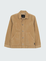 Organic Cotton Cord Chore Jacket in Flint - Yarrel
