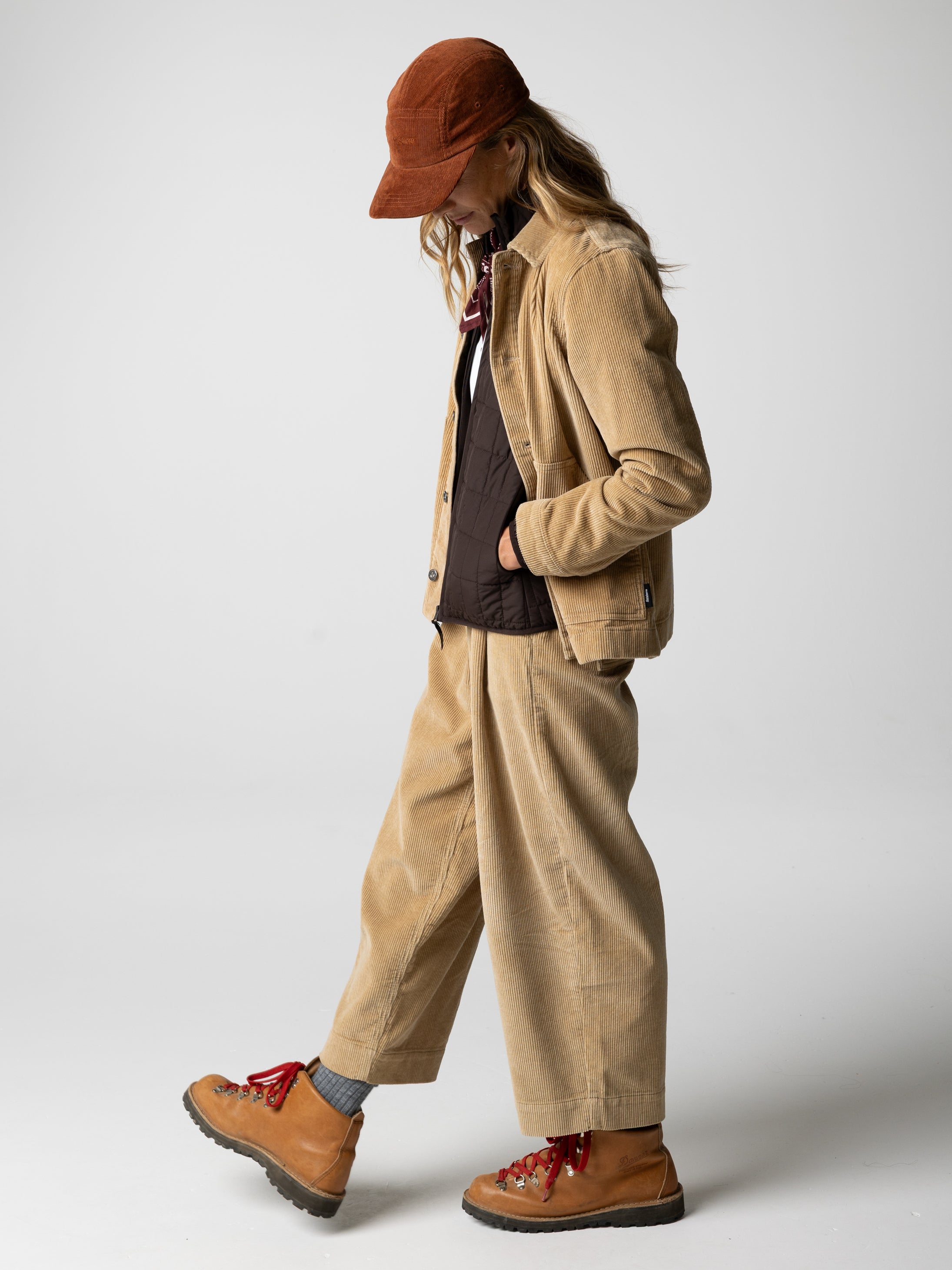 Organic Cotton Cord Chore Jacket in Flint - Yarrel