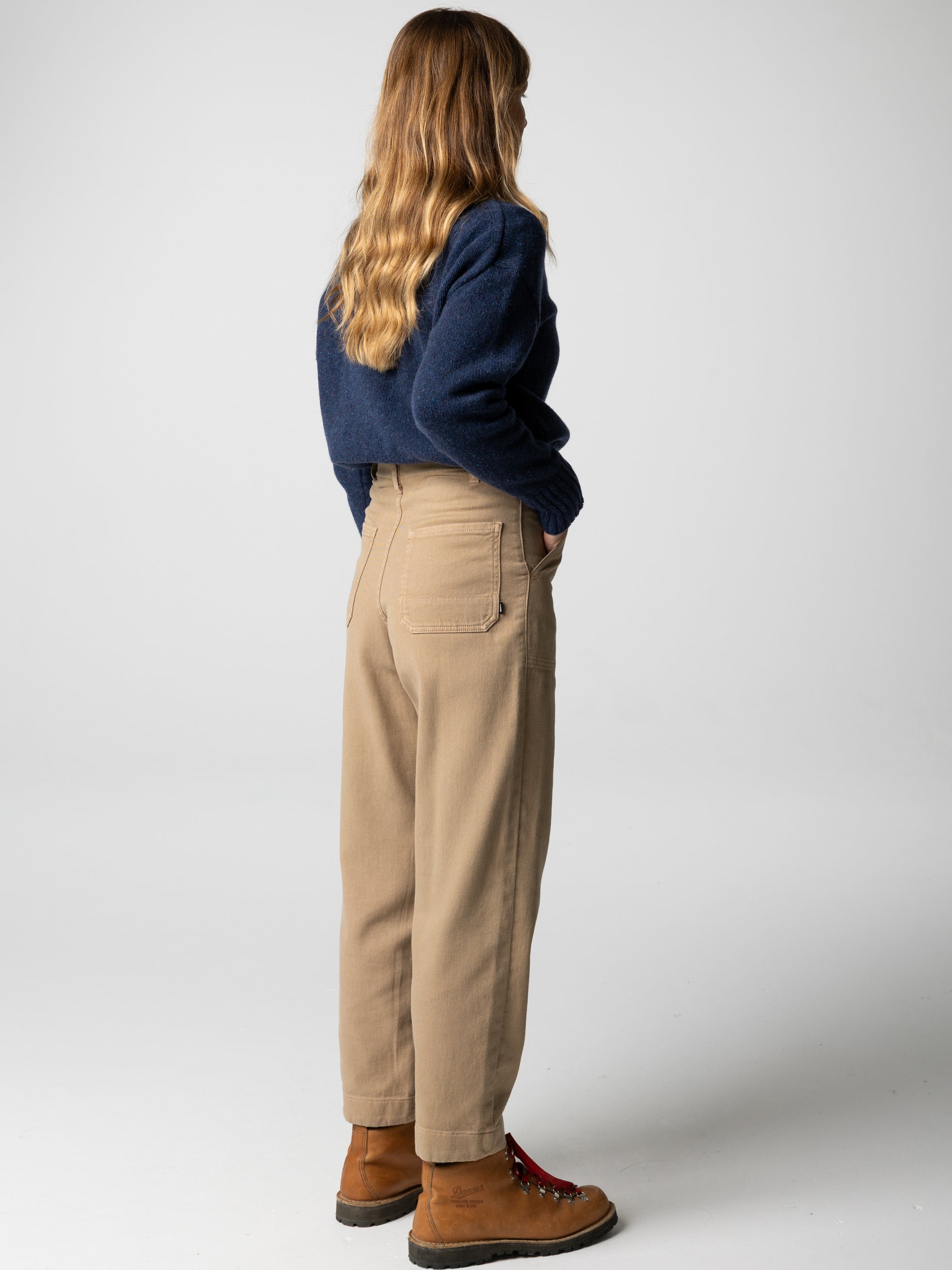 Organic Cotton Trouser in Flint - Yarrel