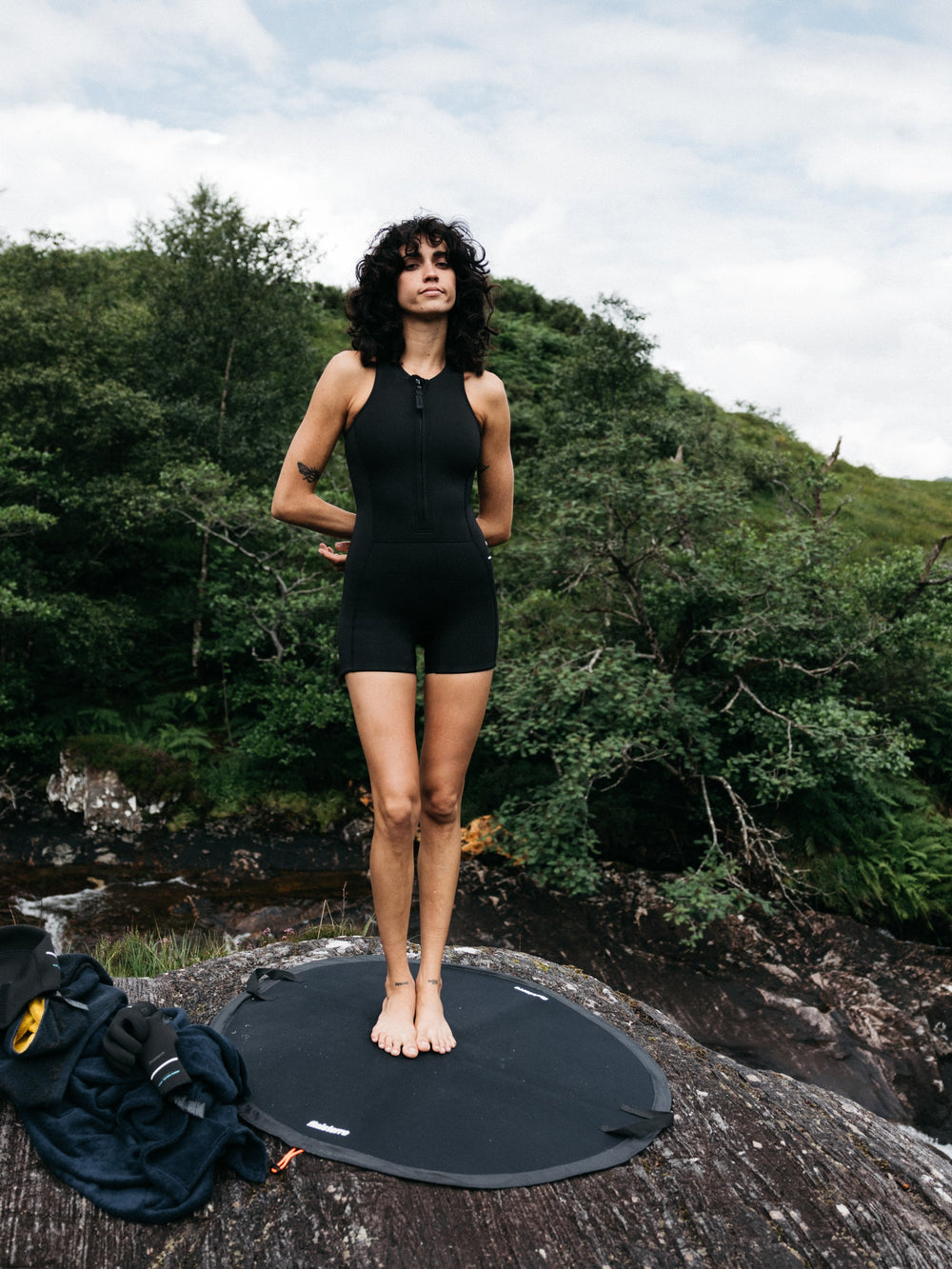 2e Yulex Sleeveless Shorty Wetsuit in Black