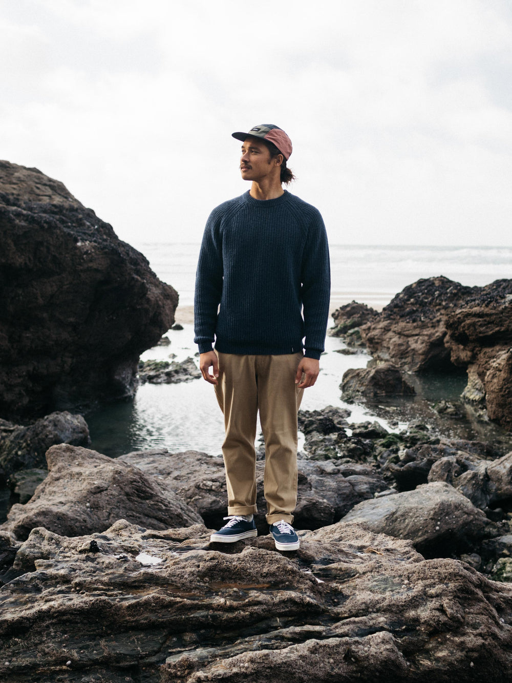 Mora Knit Jumper in Navy
