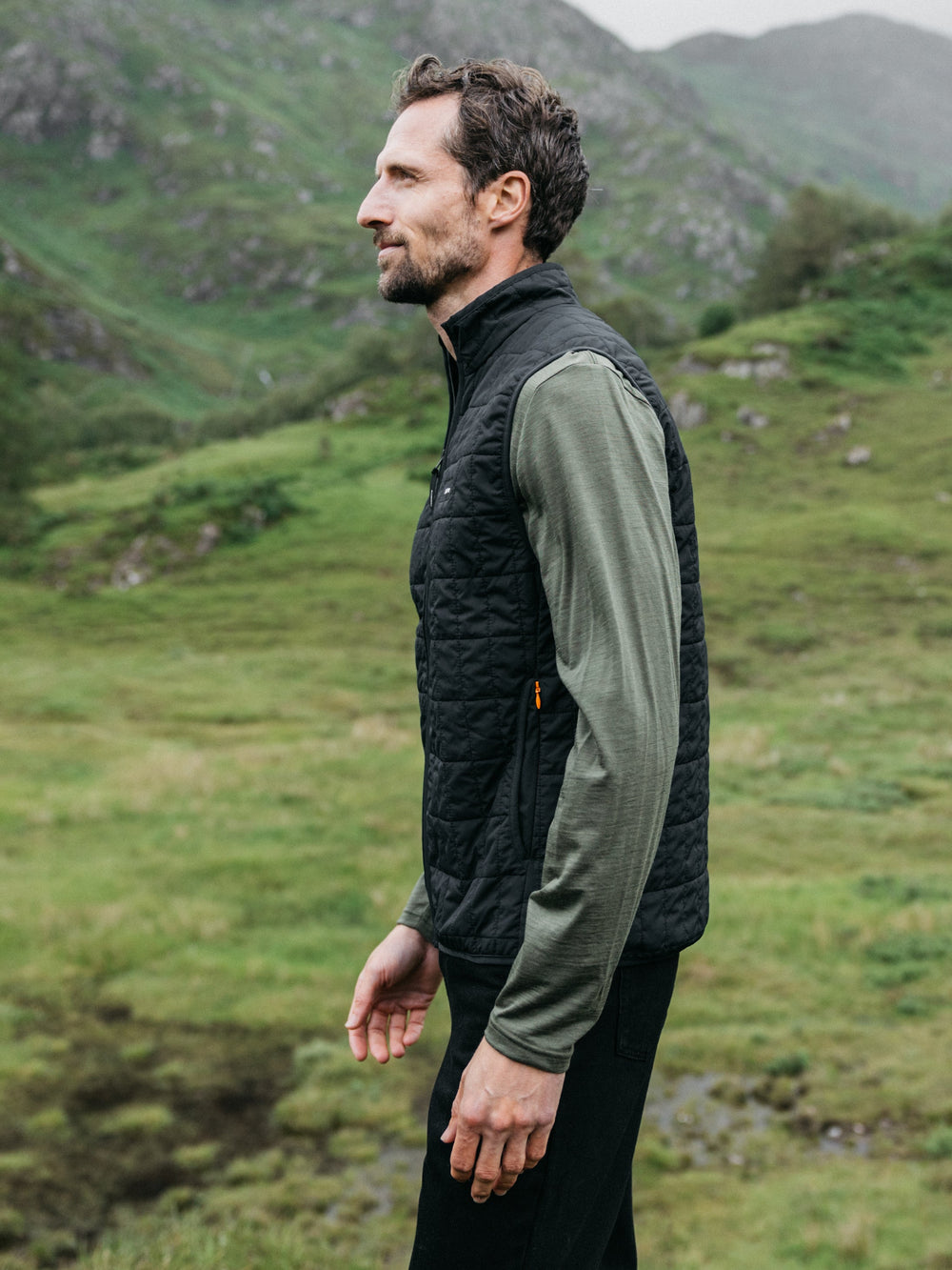 Firecrest Gilet in Black