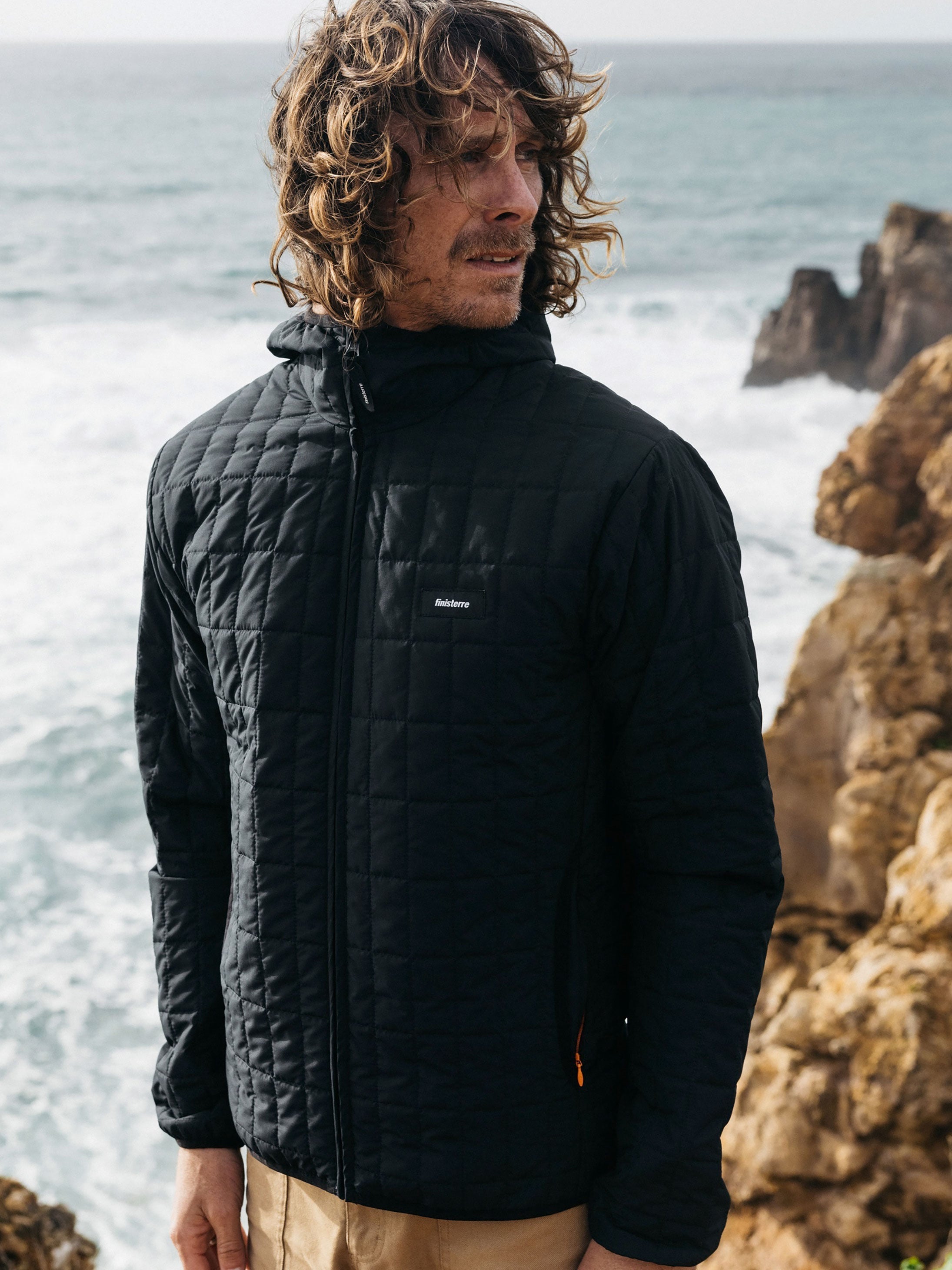 Firecrest Hooded Jacket in Black