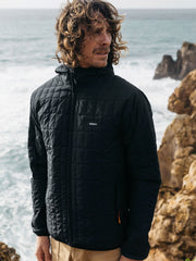 Firecrest Hooded Jacket in Black