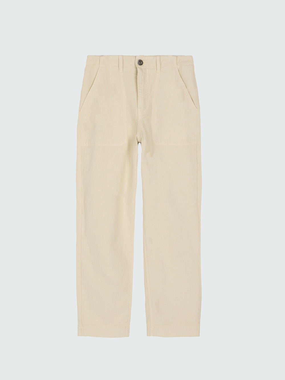Yarrel Canvas Trouser in Ecru