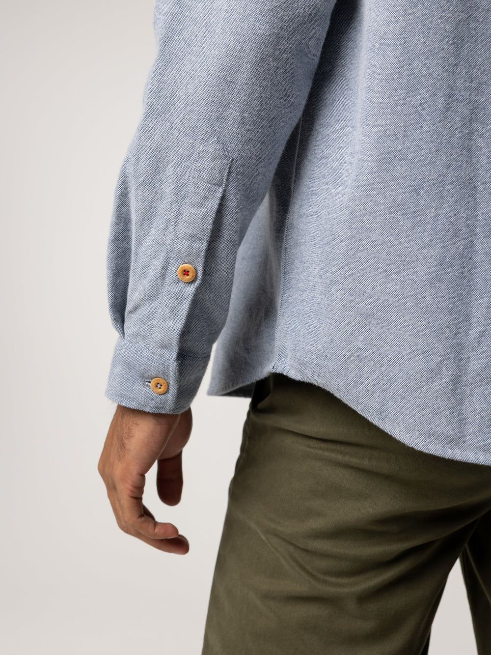Gylly Shirt in Indigo Dobby