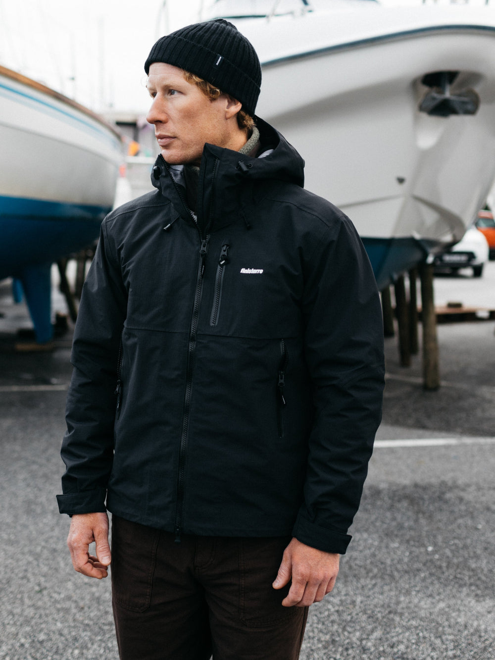 Stormbird Waterproof Jacket in Black