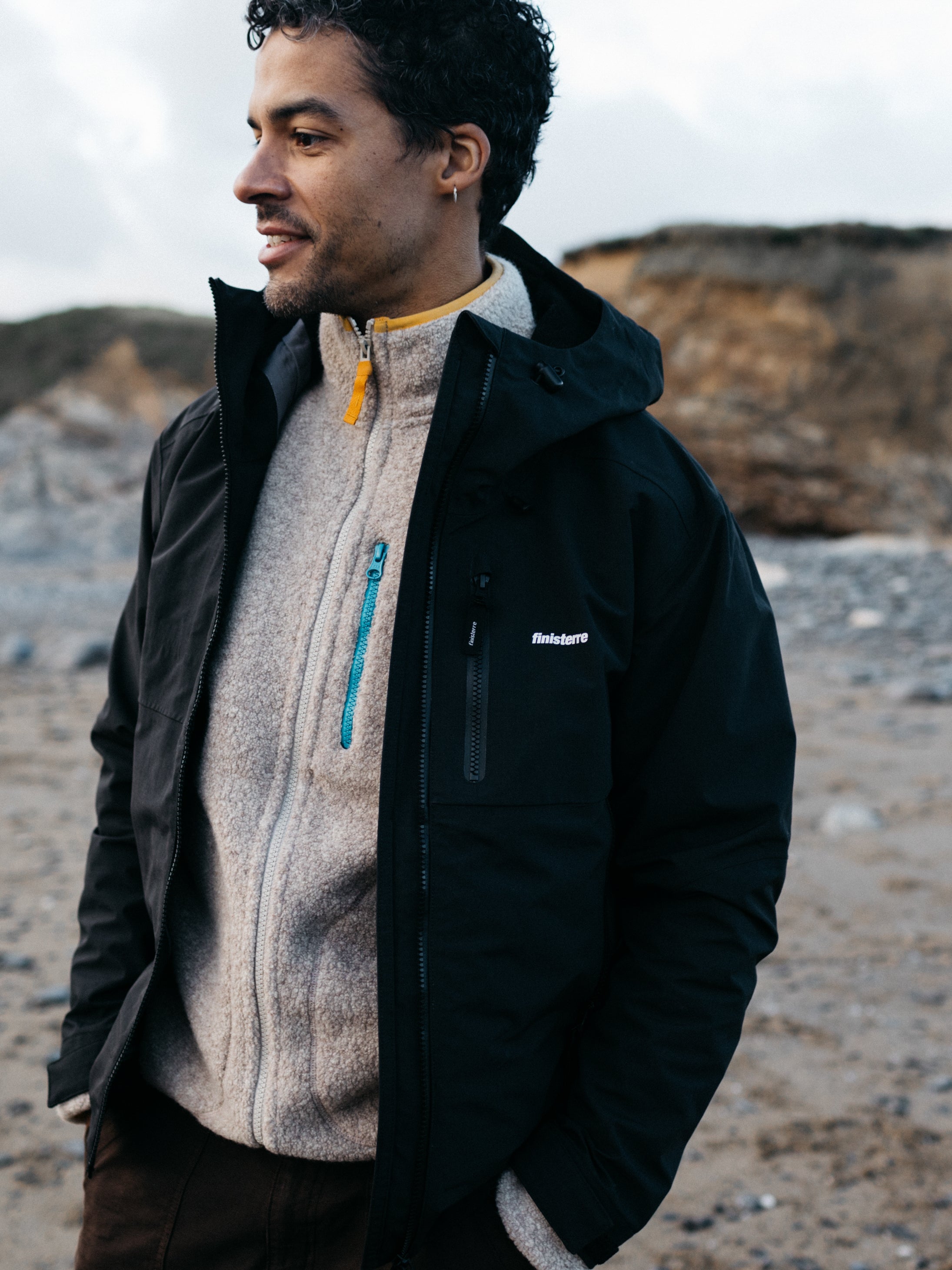 Stormbird Waterproof Jacket in Black