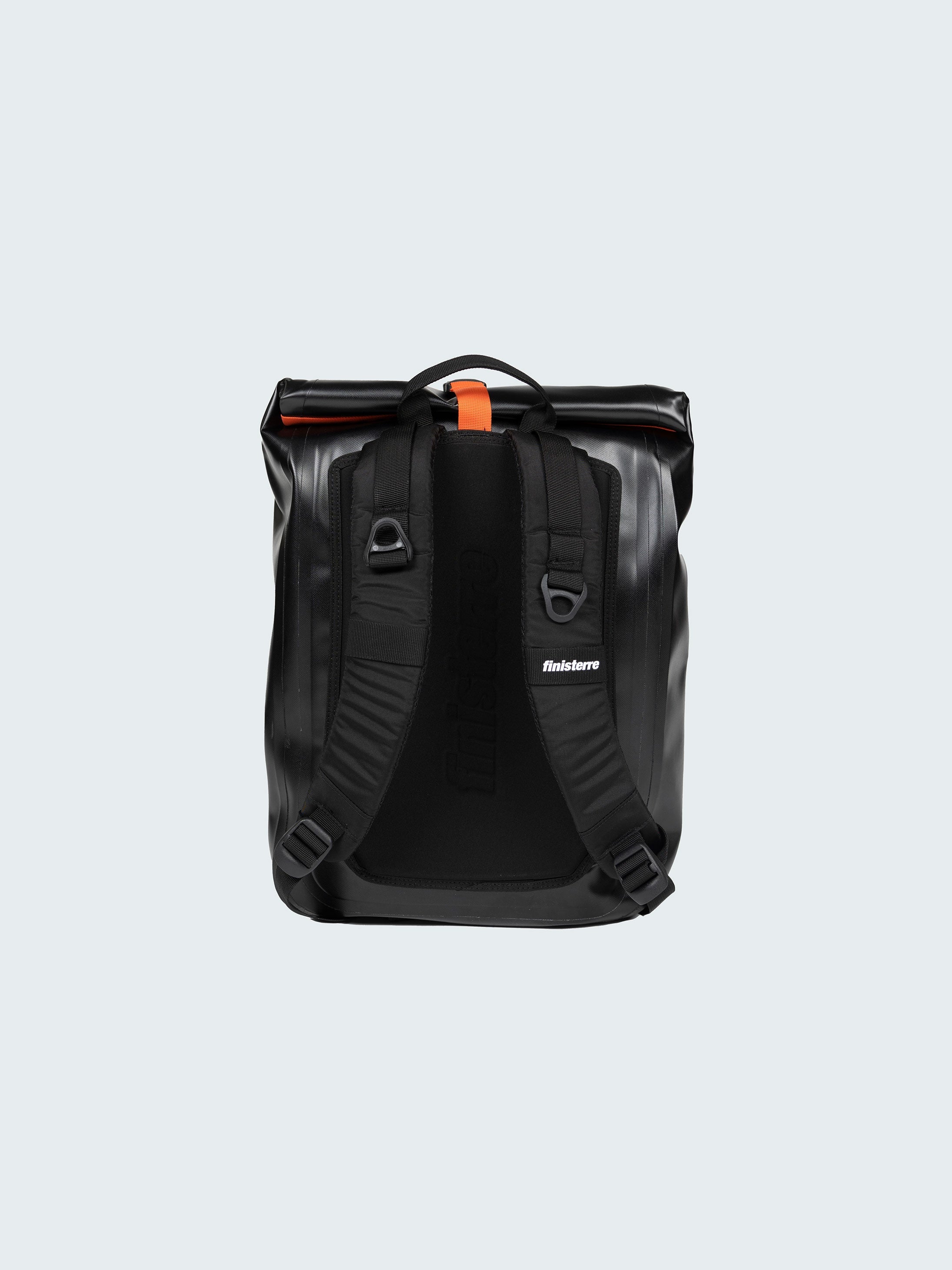 20L Waterproof Roll Top Backpack in Black