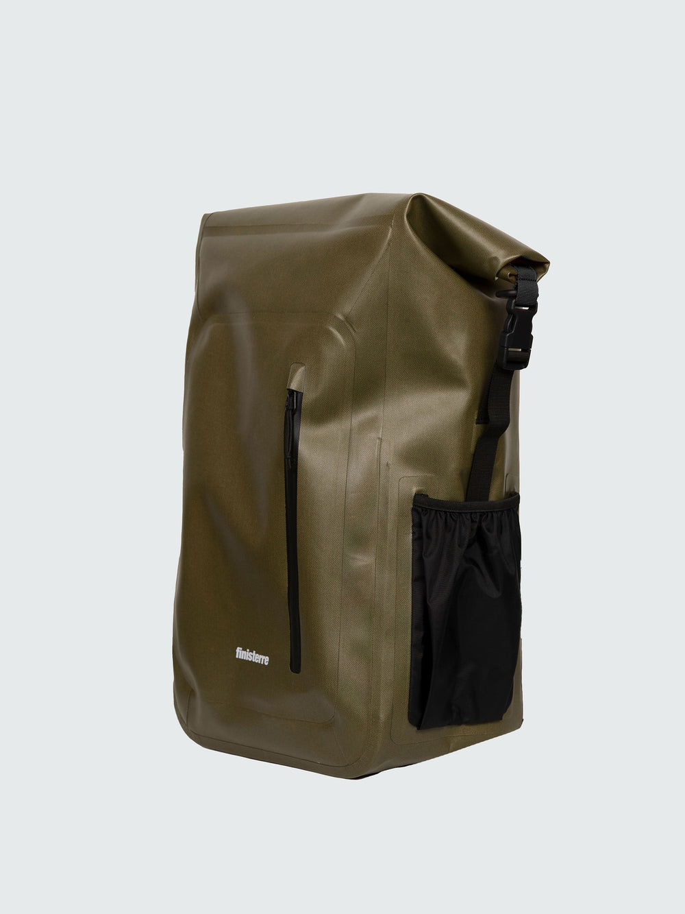 30L Waterproof Roll Top Backpack in Olive