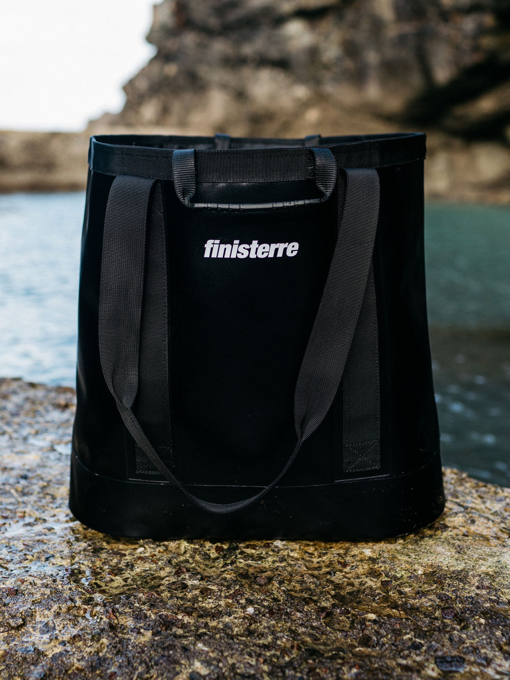 Waterproof 35L Tote Bag in Black - Drift