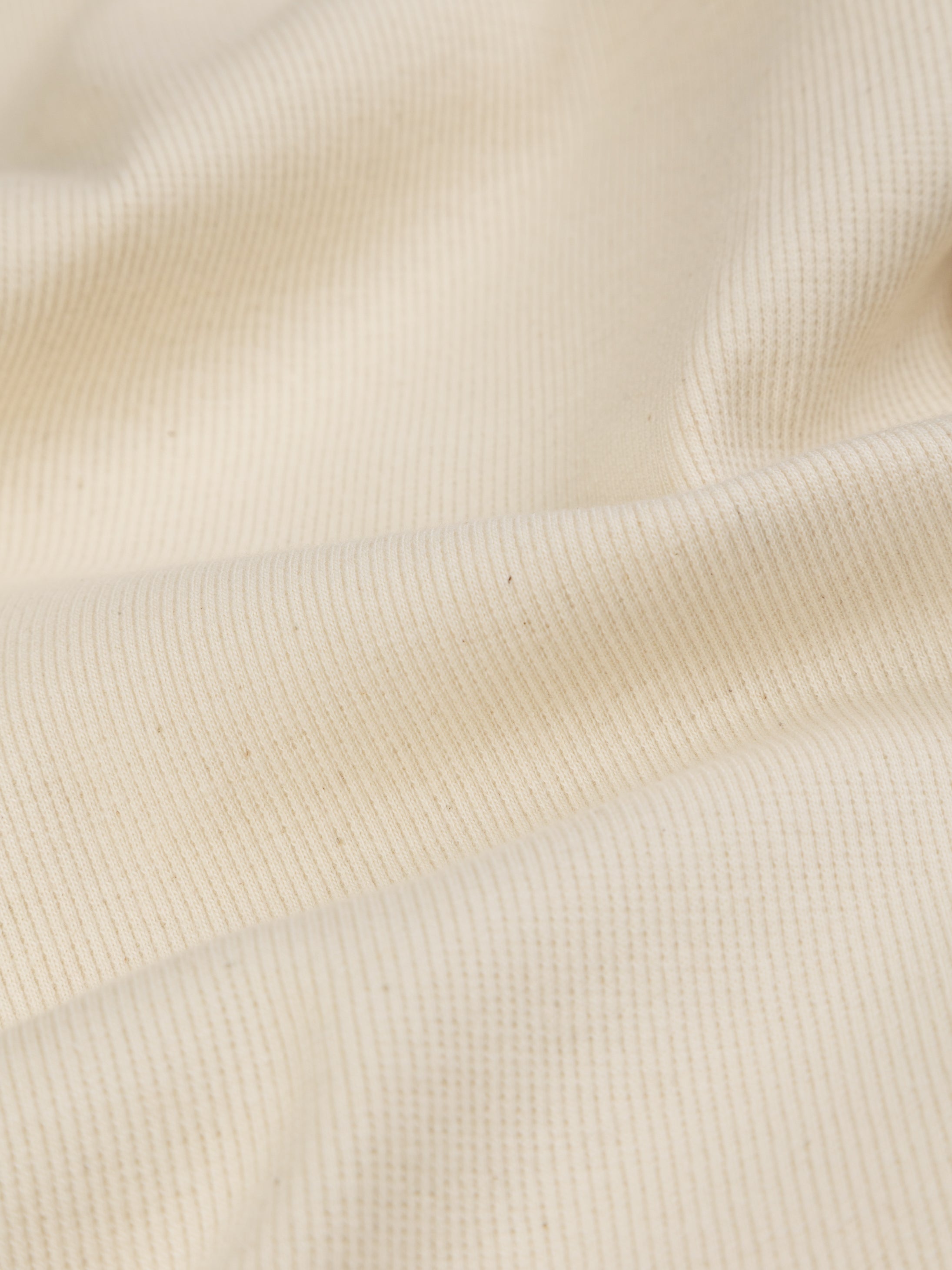 Organic White Ribbed Vest - Powes