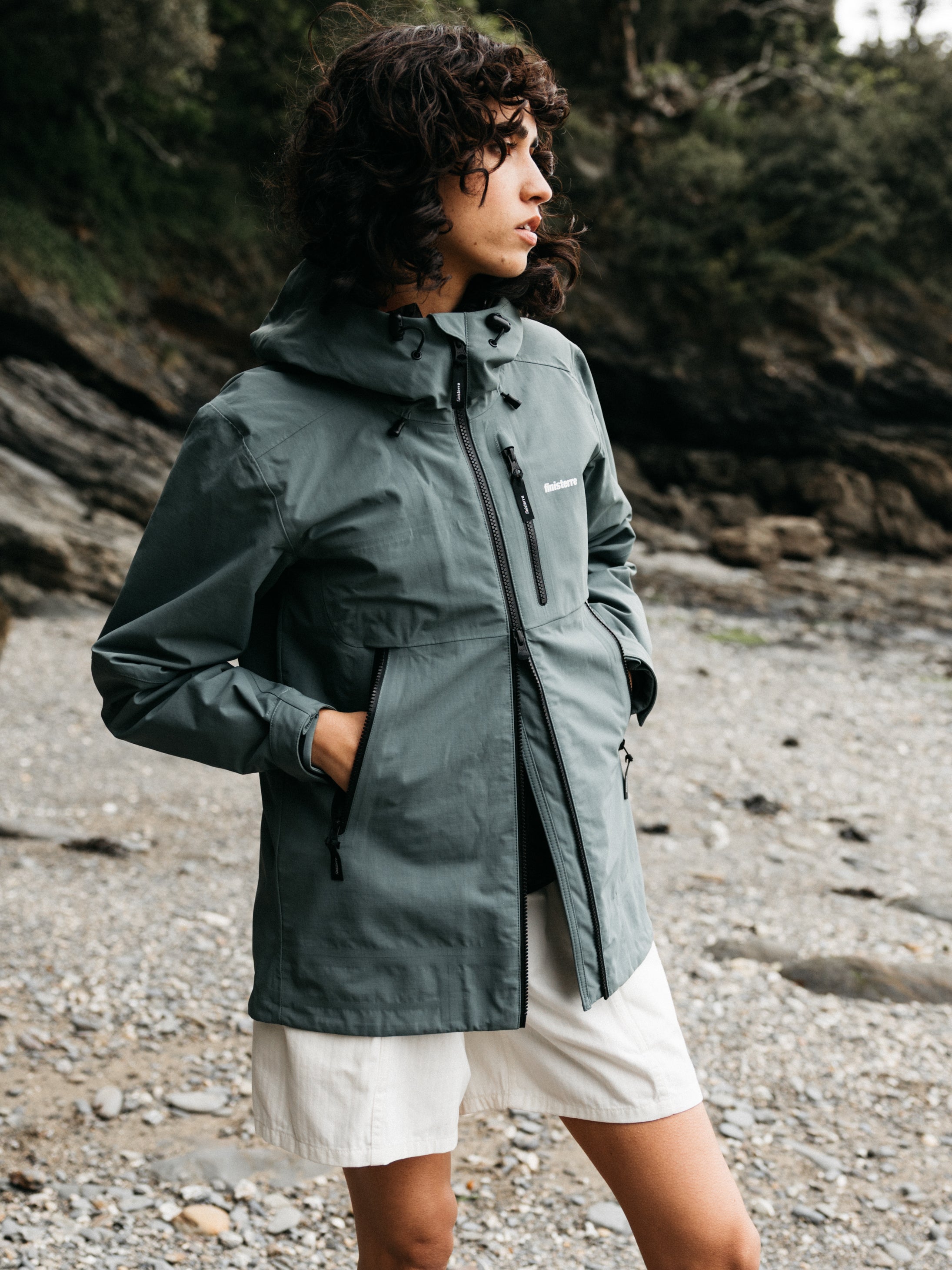 Stormbird Waterproof Jacket in Deep Sea