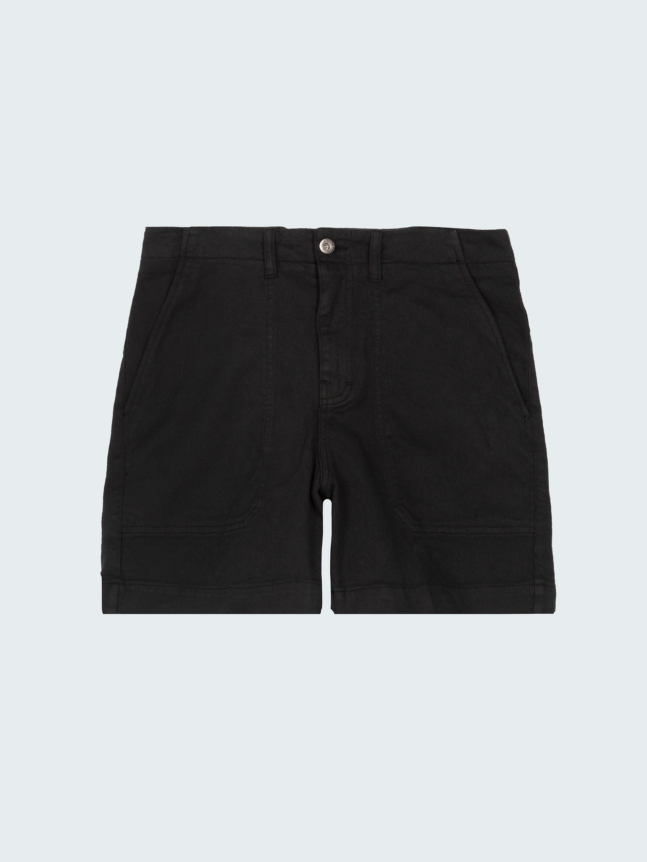 Yarrel Canvas Short in Black