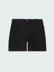 Yarrel Canvas Short in Black