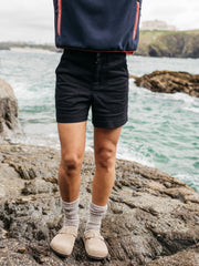 Yarrel Canvas Short in Black