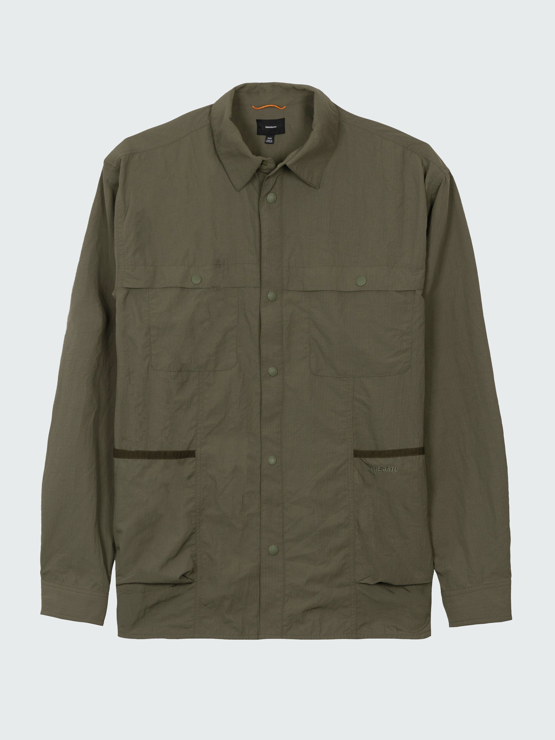 Recycled Long Sleeve Shirt in Olive - Wander