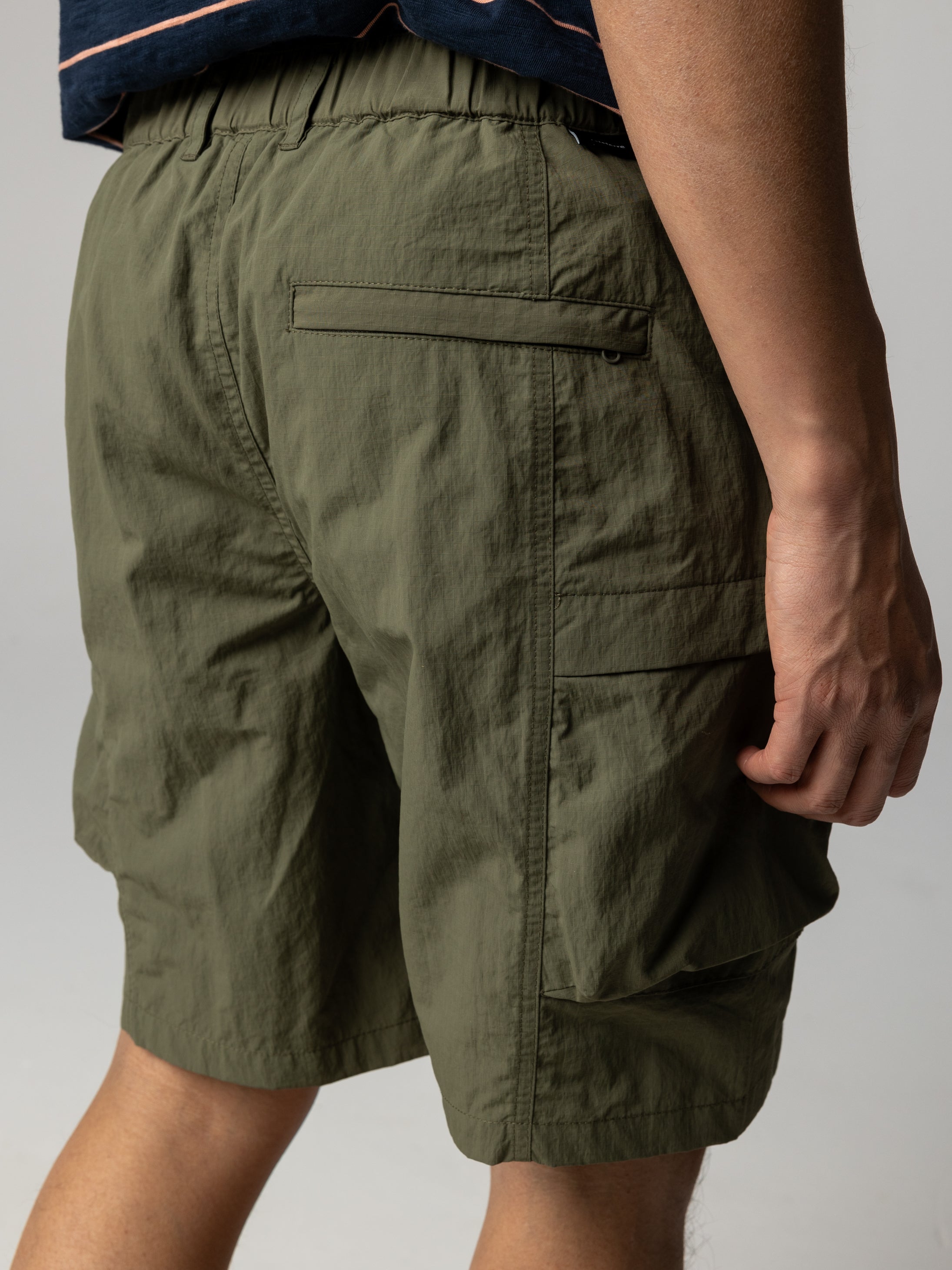 Recycled Shorts in Olive - Wander